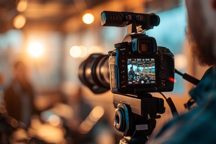 Video Production Camera Setup