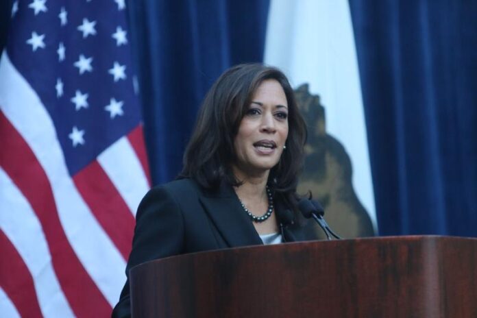 Kamala Harris Podium Speech