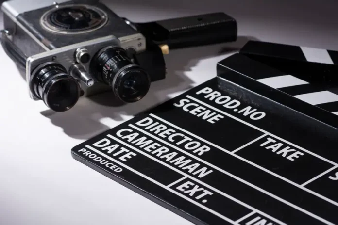 Film Production Clapperboard Camera