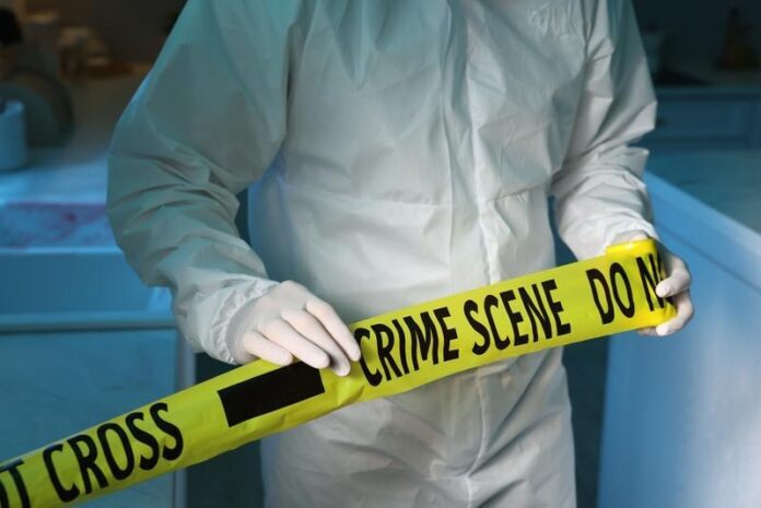 Mass Shooting at Restaurant Leaves 3 Dead, 7 Injured (Missing Woman is Found: Dead in Suitcase (crime scene tapedreamstime_s_425845022))